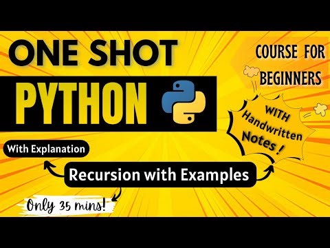 *Complete Recursion with Questions* | Python for Beginner