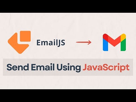 How to send an email using JavaScript | Working Contact Form