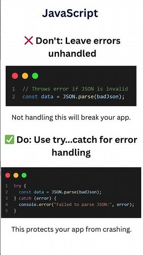 Clean Error Handling in JS