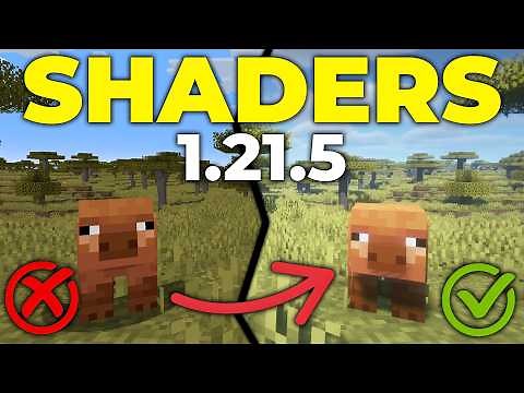 How To Download & Install Shaders in Minecraft 1.21.5 (PC)
