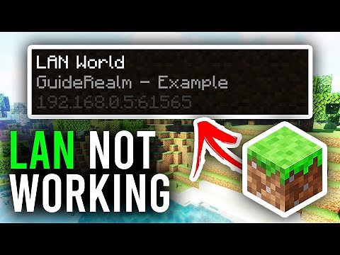 How To Fix Minecraft Multiplayer LAN Not Working - Full Guide