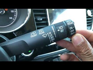 Buick Encore - How to turn on/off windshield wipers