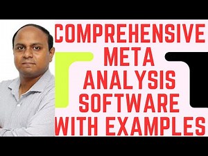 How to Do Meta Analysis Using Comprehensive Meta Analysis Software With Examples|| Very Simple||