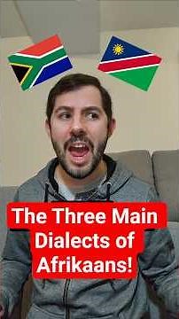 The Three Main Dialects of Afrikaans! #afrikaans #southafrica #namibia #languagelearning