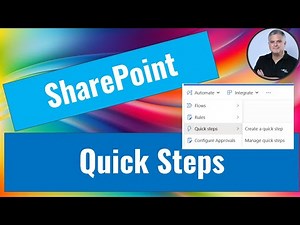 How to use Quick Steps in SharePoint Document library ?