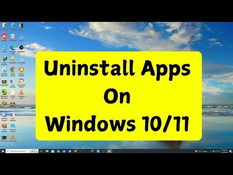 How to Uninstall Apps on Windows 10/11 | Uninstall Programmes from Windows 10/11
