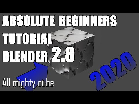 Blender Absolute Beginners Tutorial 2020 - PART 1
