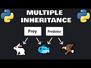Learn Python multiple inheritance in 8 minutes! 🐟
