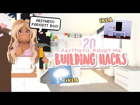 20 BUILDING HACKS & TIPS in Adopt Me! *Aesthetic* | SunsetSafari