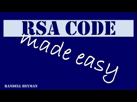 RSA code made easy
