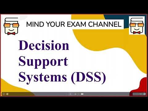 Decision Support System (DSS) -Management Information System-Information System-Management Tutorials