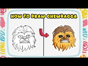 How to Draw Chewbacca from Star Wars – Detailed Drawing