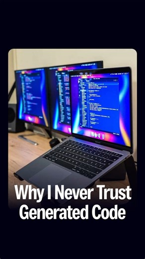 Why I never trust fully generated Code