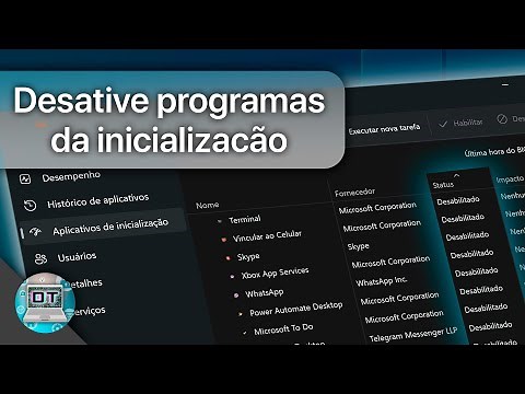 Como desativar programas que iniciam com o Windows sem instalar nada