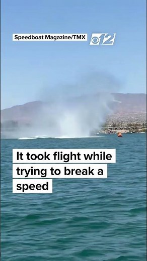 WOAH! Speedboat flips through air at over 200 mph in Arizona