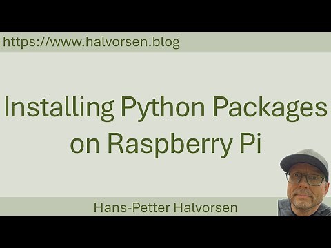 Installing Python Packages on Raspberry Pi