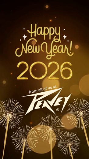 We can't wait to see what 2026 has in store! 🧨 | Peavey Electronics