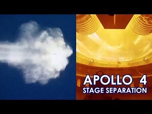 APOLLO 4 (Correct Speed) - Stage Separation (1967/11/09)