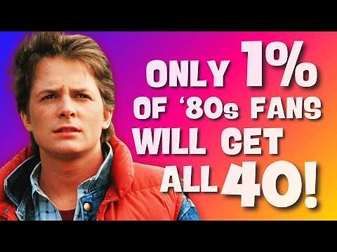 The ULTIMATE 80s Movie Trivia Quiz – 40 Questions! 🎬