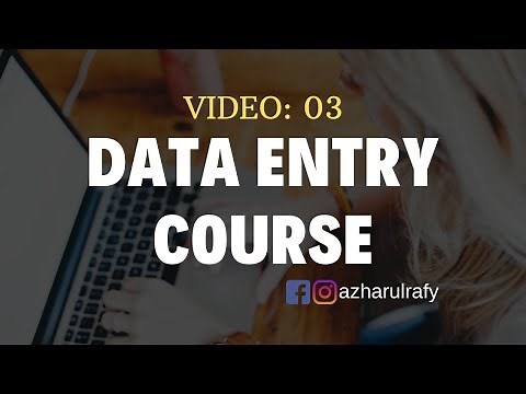 Data Entry Training - Live Work Demo for BEGINNERS