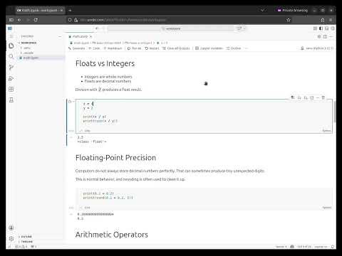 Python Math for Beginners (Level 1) – Operators, Floats, and Basic Calculations