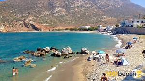 Apollonas strand (Apollonas beach)
