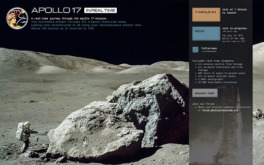 Apollo 17 in Real Time