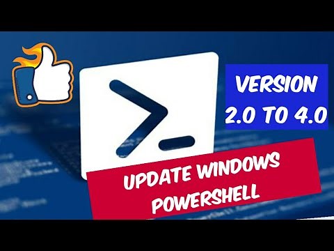 How to update powershell in windows 7 || 2.0 to 4.0 version