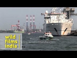 Cruise vessel in Cochin Port