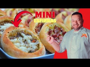 Mini Esfirra from Padaria Sem Segredos - Ideal recipe for your bakery