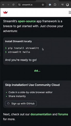 Build Your First Python Web App With Streamlit #python #pythonprogramming #streamlit