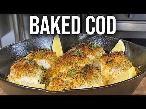 Baked Cod Fish in Oven | Easy Fish Dinner
