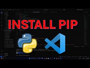 How to Install PIP in VS Code | python pip installation