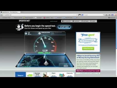 Checking your Internet speed with Speedtest.net - tutorial