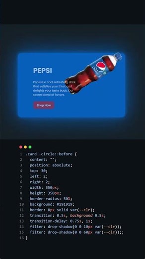 Cool hover animation using CSS!#css