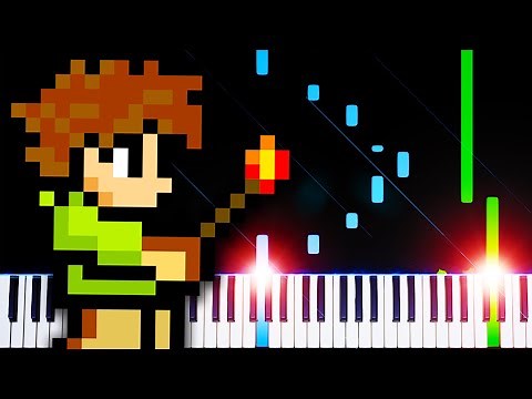 Terraria - Overworld Day - Piano Tutorial