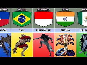 Most Popular Mythical Creature From Different Countries