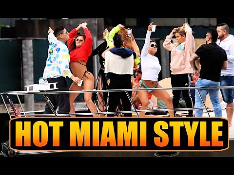MIAMI CRAZY BOAT PARTY | MIAMI RIVER GETS WILD #17 !! 8K UHD