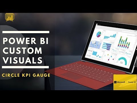 Power BI Custom Visual -Circle KPI Gauge