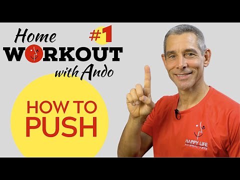 Martial Arts for Beginners - How to Push - Home Workout #1