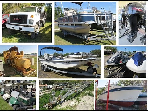 Huge Boat Auction in Florida