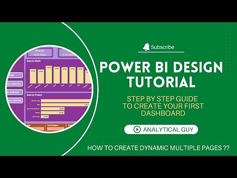 Power BI Dashboard with multiple pages | Step by Step Guide for free | Generate Actionable insights