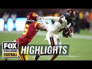 Oregon State gashes USC on the ground with 322 rushing yards, upsets Trojans 45-27 | CFB ON FOX