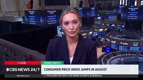 U.S. consumer inflation increase in August, jobless claims surge