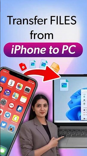 Transfer Files from iPhone to Windows PC Wirelessly #filetransfer #iphone #windows #wireless