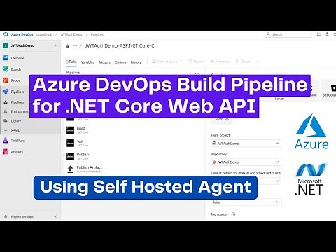 Azure DevOps Build Pipeline for .NET Web API | CI/CD | Using Self-Hosted Agent (Step-by-Step)#Part1