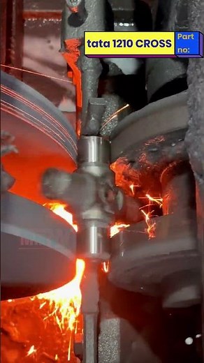 Precision Grinding a Tata 1210 Cross Joint #manufacturing #satisfying #engineering