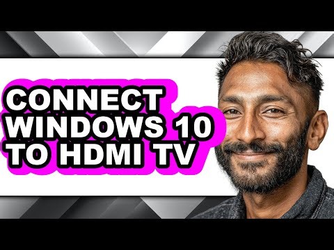 How to Connect Windows 10 to Hdmi Tv (only Way)