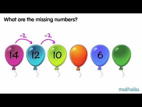 Number Patterns - Identifying Missing Numbers