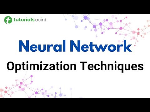 Optimization Techniques in Neural Networks | Neural Network for Machine Learning